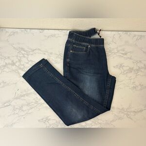 Earl Jegging Jeans Womens 10P Petite Blue Denim Cotton Pull On Elastic Waist